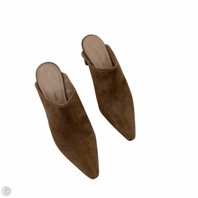 Cushioned Shockproof Shoes Heels Block By Donald Pliner In Brown, Size: 10