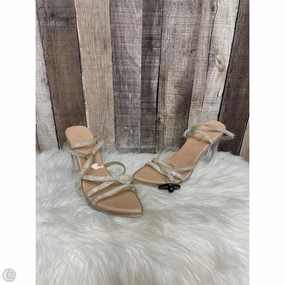 Shoes Heels Block By Fashion Nova In Clear, Size: 11 Slip On Design Smart Footwear