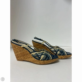 Shoes Heels Block By Franco Sarto In Blue, Size: 6.5 Luxe Heeled Sandals Sophisticated Sandals