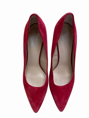 Shoes Heels Block By Franco Sarto In Red, Size: 11 Retro Platform Heels