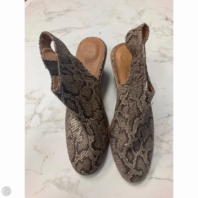 Shoes Heels Block By Gentle Souls In Snakeskin Print, Size: 8 Comfort Technology Street Attitude