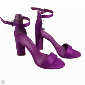 Shoes Heels Block By Gianni Bini In Purple, Size: 9 Work Heels