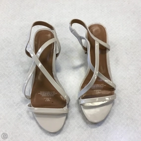 Shoes Heels Block By H&m In Tan, Size: 6 Glossy Finish Professional Heels