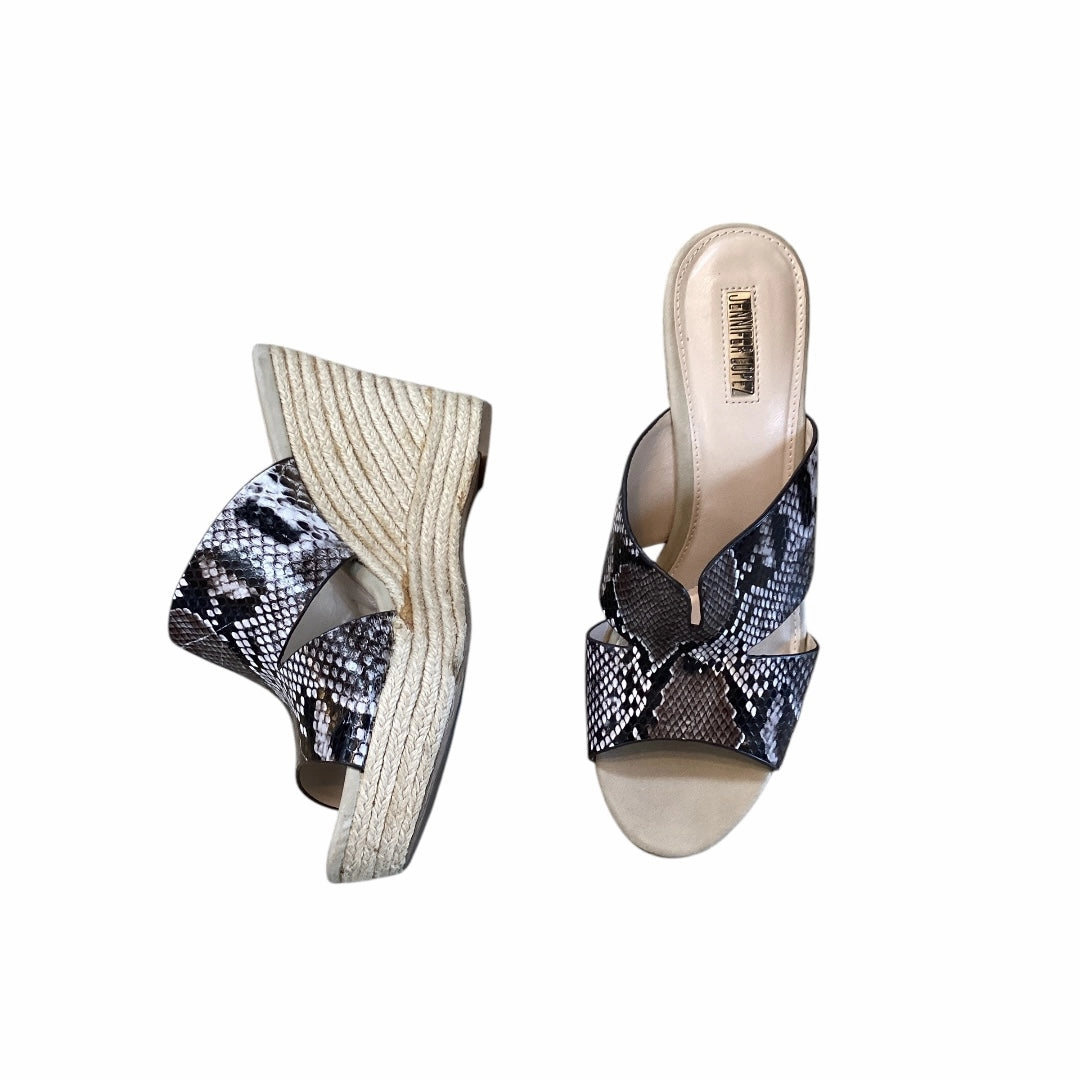 Shoes Heels Block By Jennifer Lopez In Snakeskin Print, Size: 10 Minimal Layers