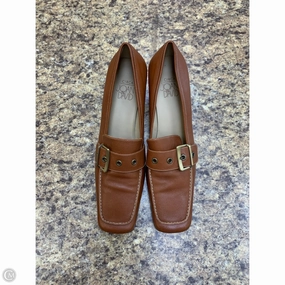 Shoes Heels Block By Joan And David In Brown, Size: 9 Sophisticated Pumps