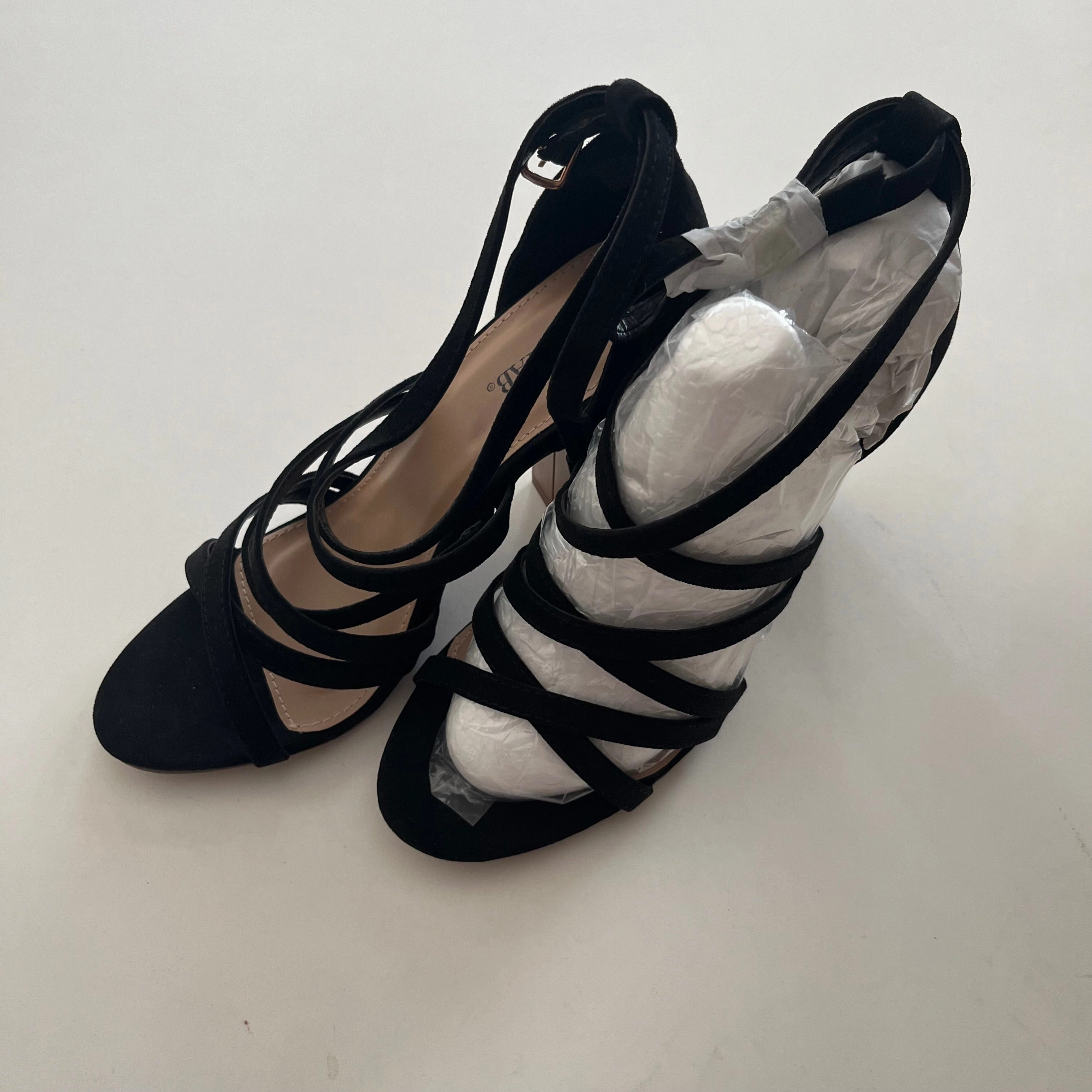 Nude Pumps for Weddings Low Top Shoes Heels Block By Just Fab In Black, Size: 7.5