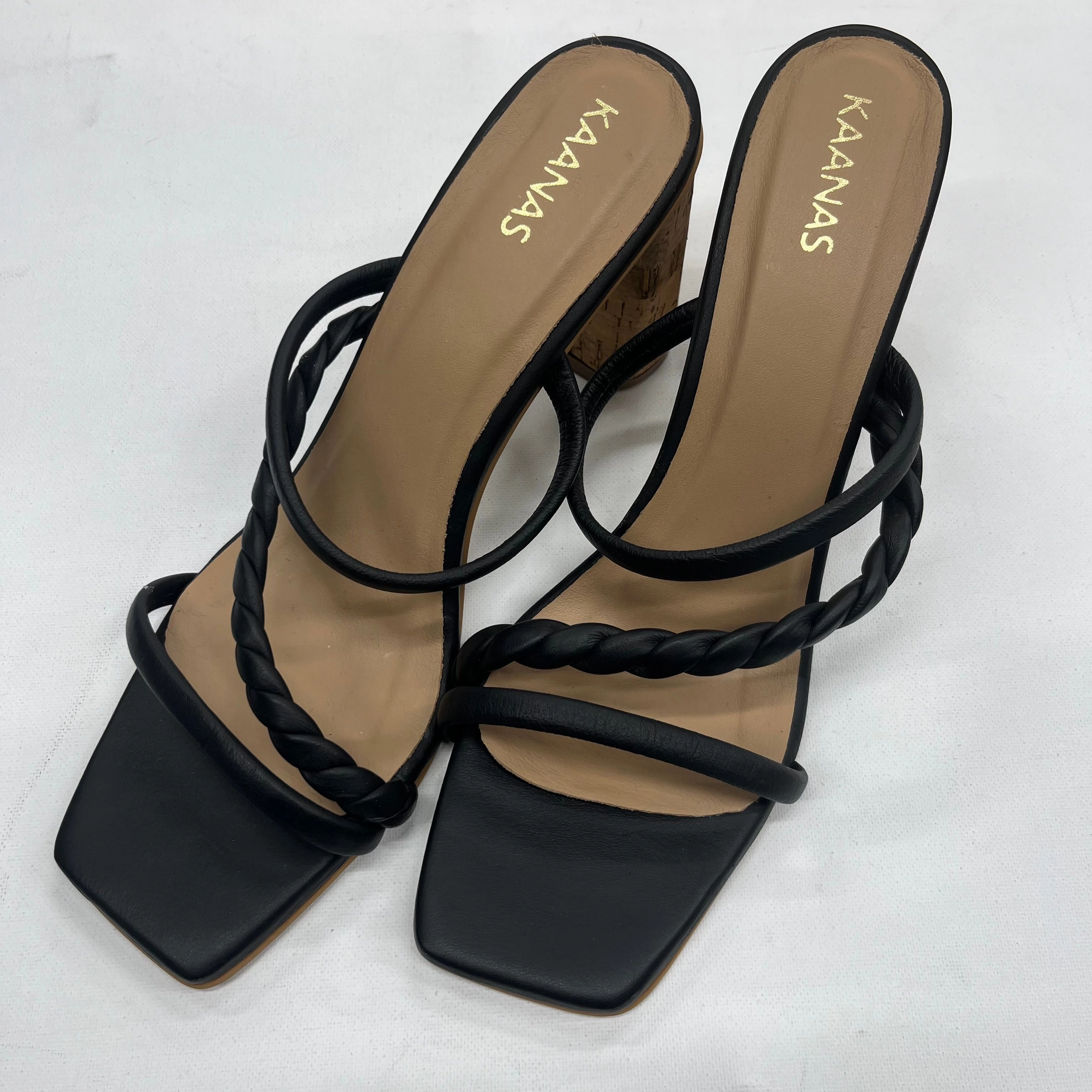 Slip-Resistant Heels Sleek Dress Shoes Shoes Heels Block By Kaanas  Size: 10