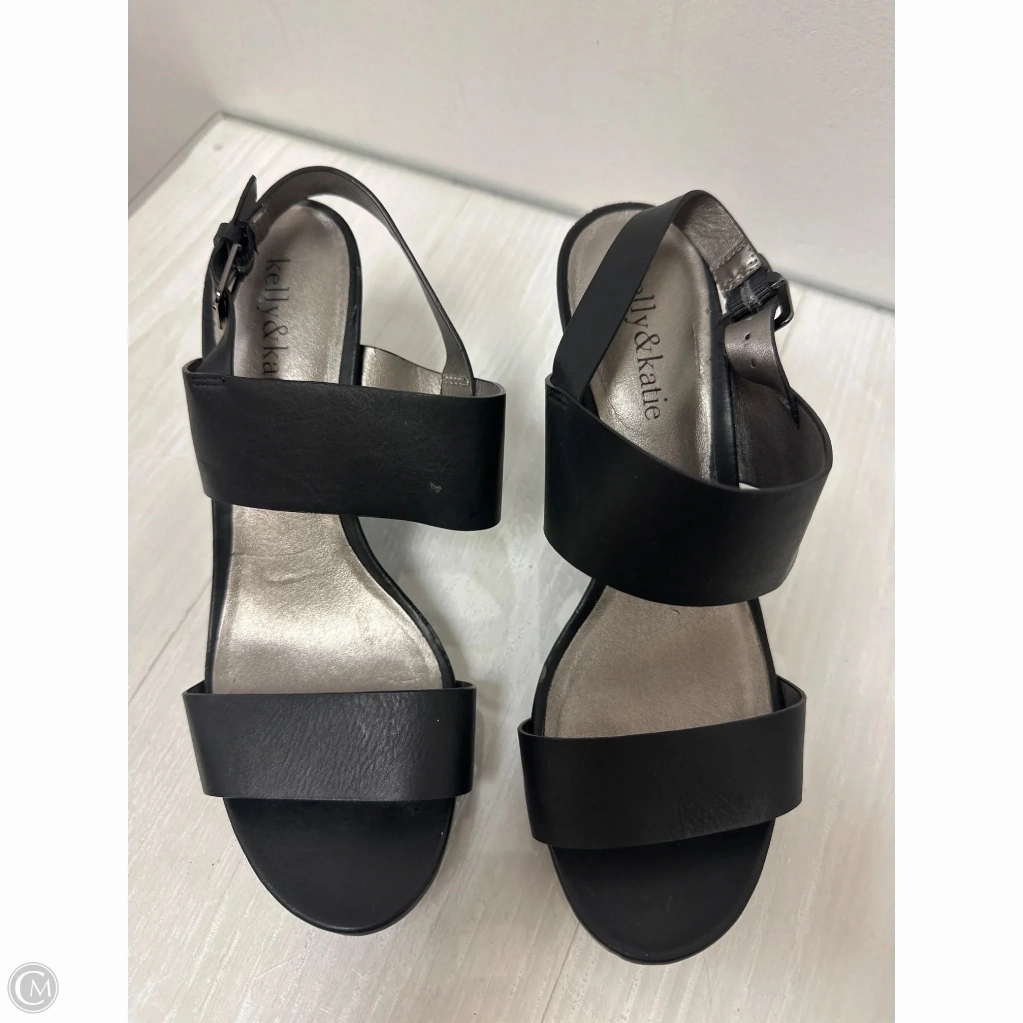 Shoes Heels Block By Kelly And Katie In Black, Size: 7.5 Cushioned heel