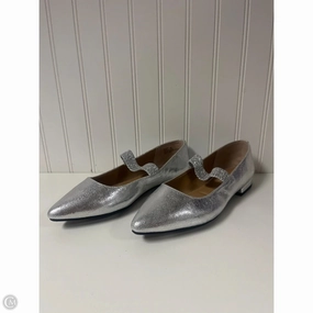 Shoes Heels Block By Kelly And Katie In Silver, Size: 9 Lightweight Upper foldable