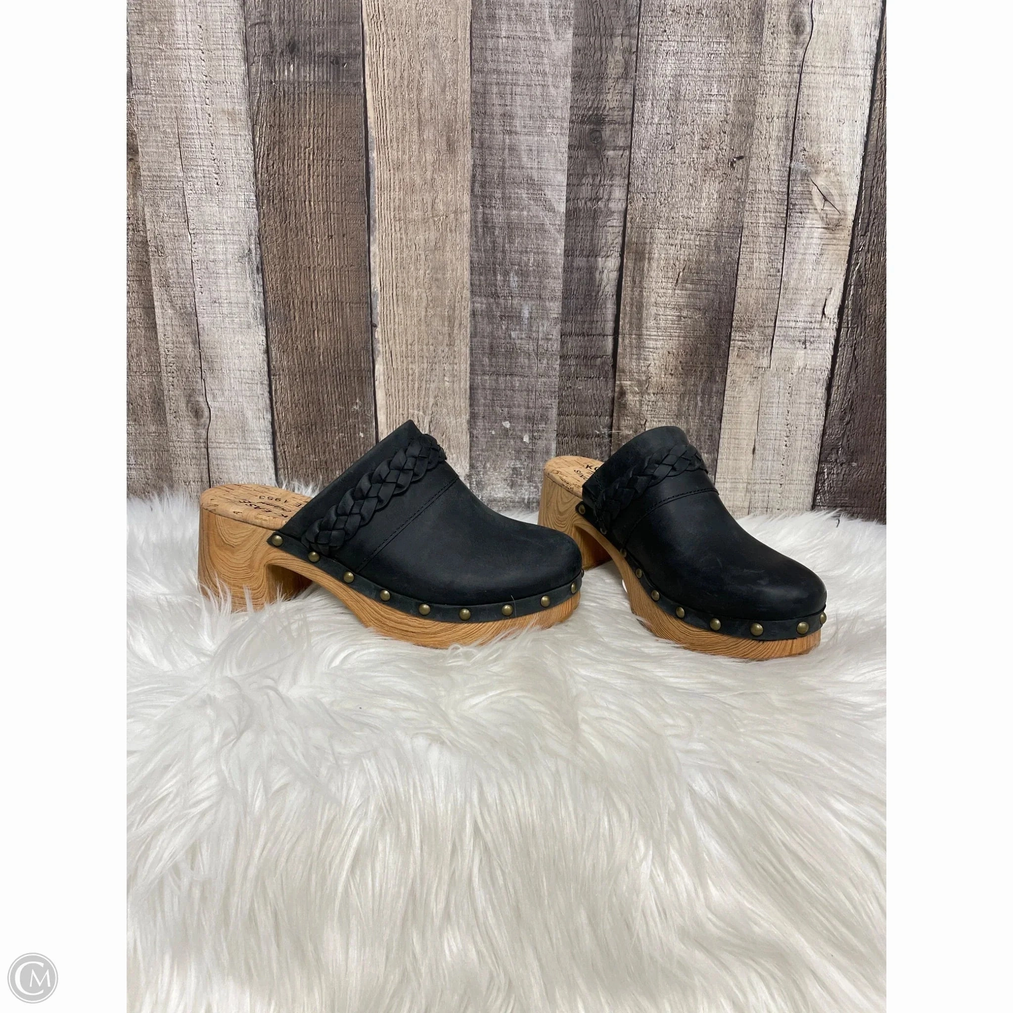 Clear Heels Shoes Heels Block By Kork Ease In Black, Size: 6