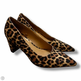 Shoes Heels Block By Lane Bryant In Animal Print, Size: 9 Medium Heel