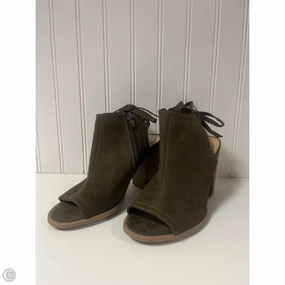 Soft Design Shoes Heels Block By Lc Lauren Conrad In Green, Size: 6