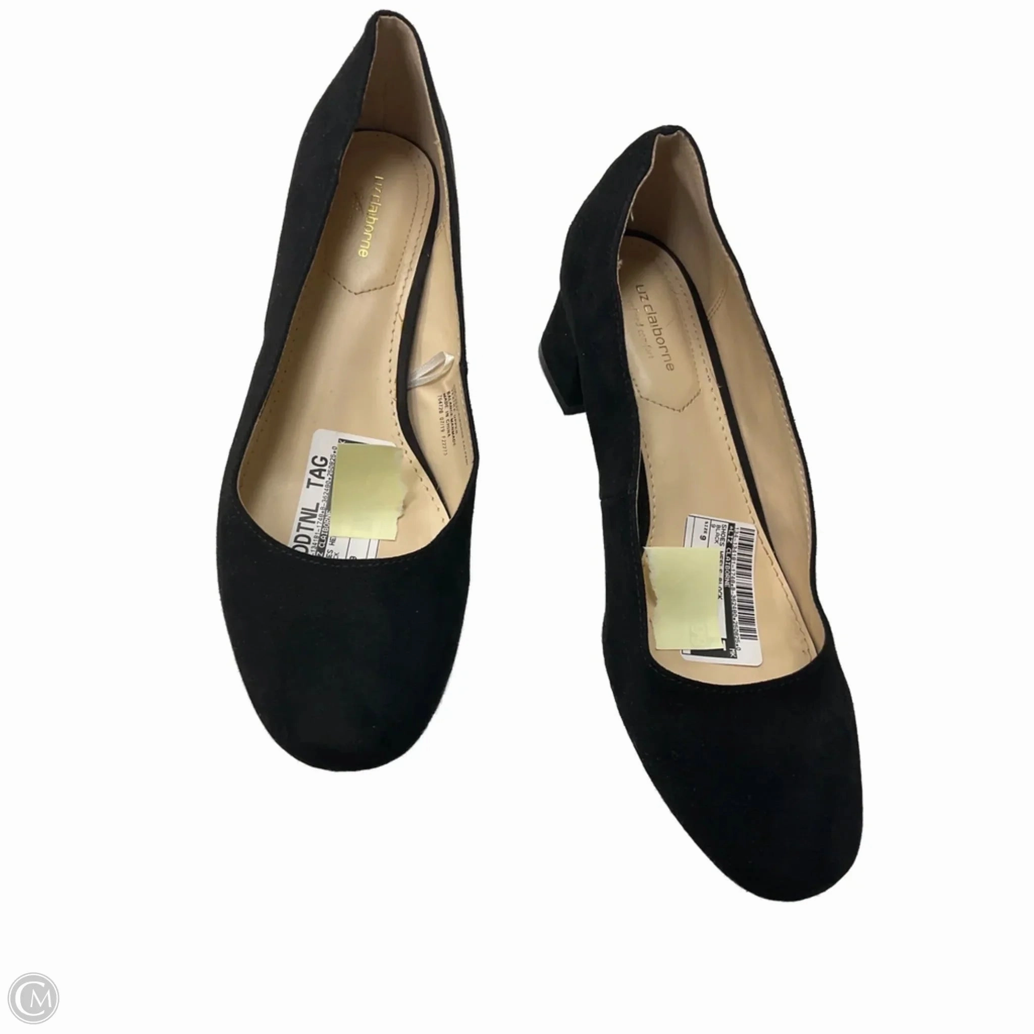 Shoes Heels Block By Liz Claiborne In Black, Size: 9 Clear Heels