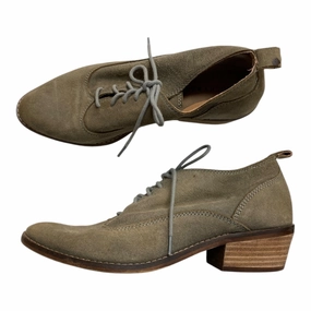 Shoes Heels Block By Lucky Brand In Green, Size: 8.5 Minimalist Casual Office Heels