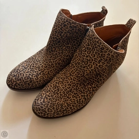 Shoes Heels Block By Lucky Brand In Leopard Print, Size: 8.5 Comfortable ankle support