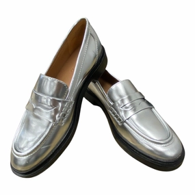 quick dry Power Outfit Shoes Heels Block By Madewell In Silver, Size: 6