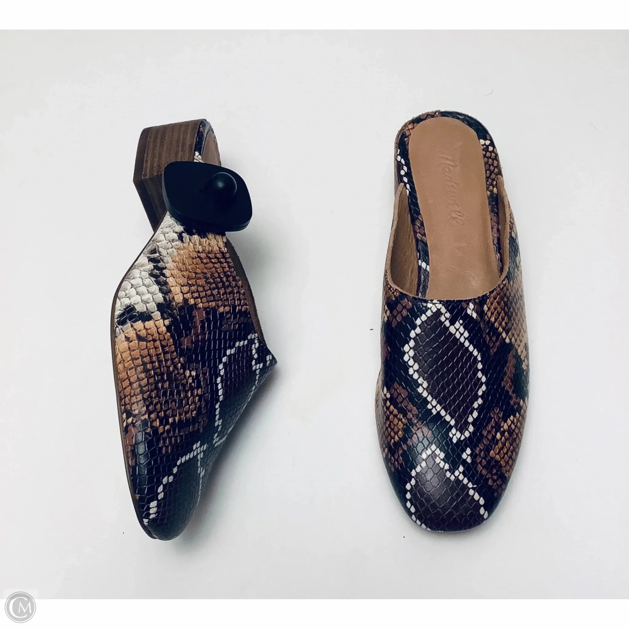 Shoes Heels Block By Madewell In Snakeskin Print, Size: 8.5 Classy Heels Premium Footwear