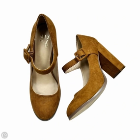 Shoes Heels Block By Mix No 6 In Brown, Size: 8 Classy Heels