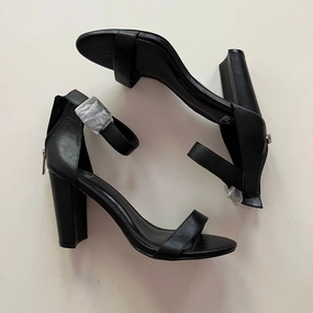 Shoes Heels Block By New York And Co In Black, Size: 8.5 Dressy Stilettos Flexible Construction