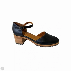 Elegant Platform Sandals Smart Pumps Shoes Heels Block By Patina In Black & Brown, Size: 11