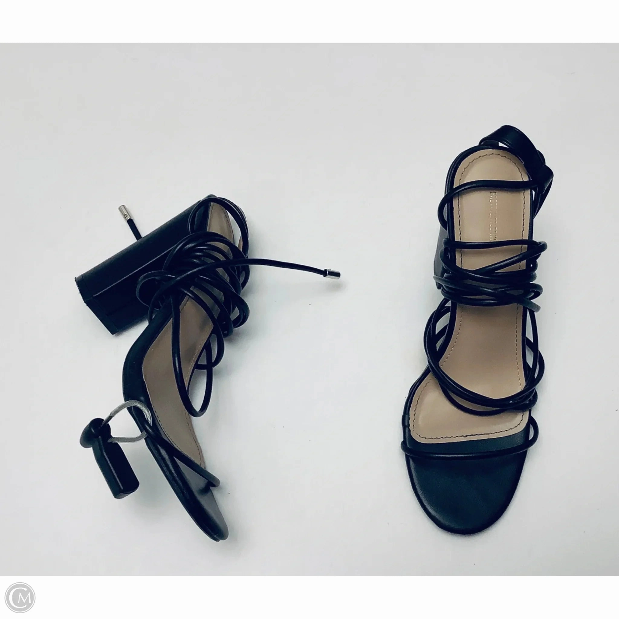 Chic Heels Shoes Heels Block By Pretty Little Thing In Black, Size: 6