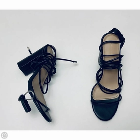 Chic Heels Shoes Heels Block By Pretty Little Thing In Black, Size: 6