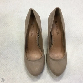 Shoes Heels Block By Restricted In Tan, Size: 7 Refined