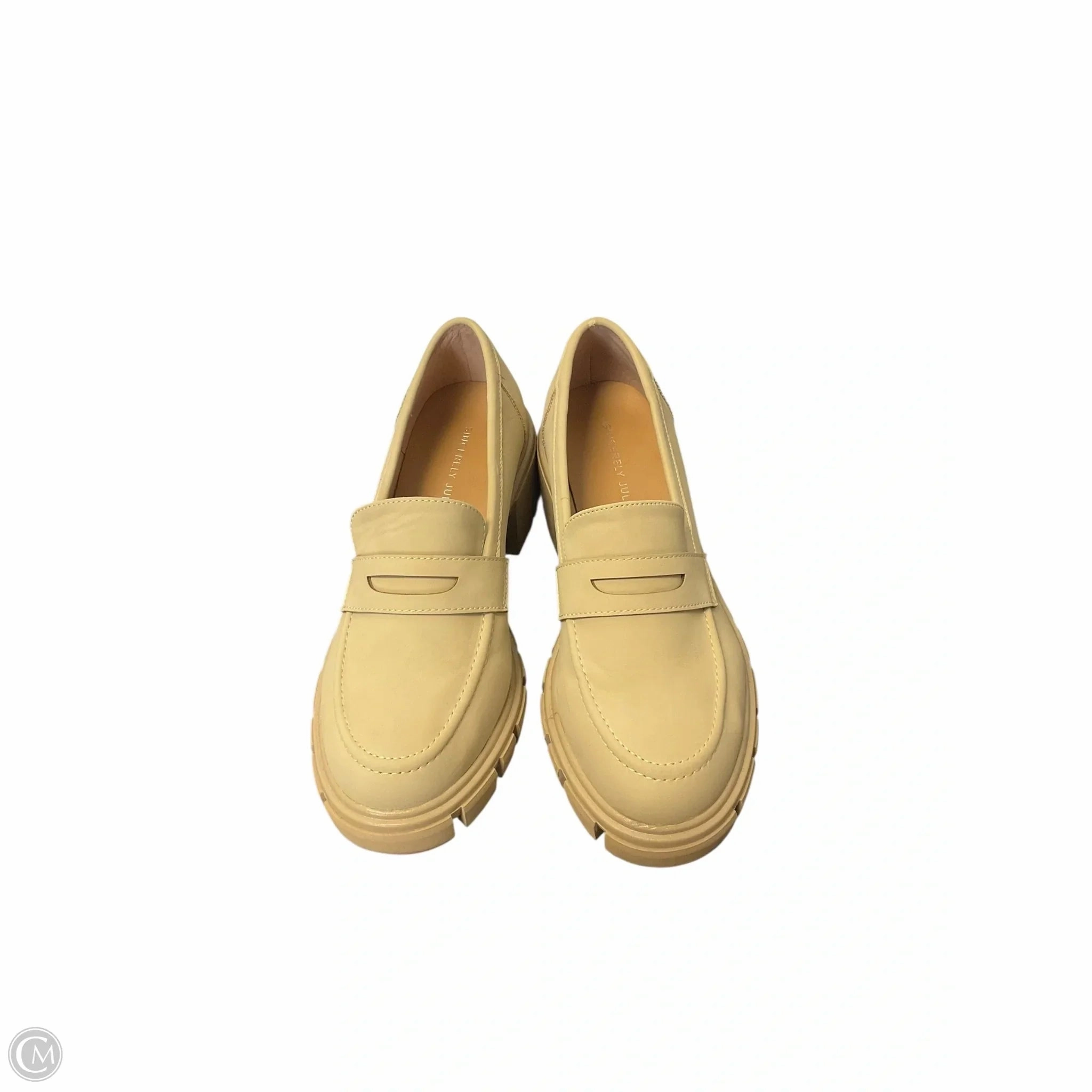 Shoes Heels Block By Sincerely Jules In Tan, Size: 7.5 Premium Detail