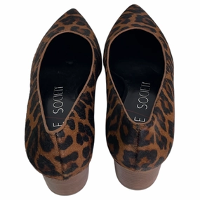 Shoes Heels Block By Sole Society In Animal Print, Size:6.5 Flawless Look Reinforced toe