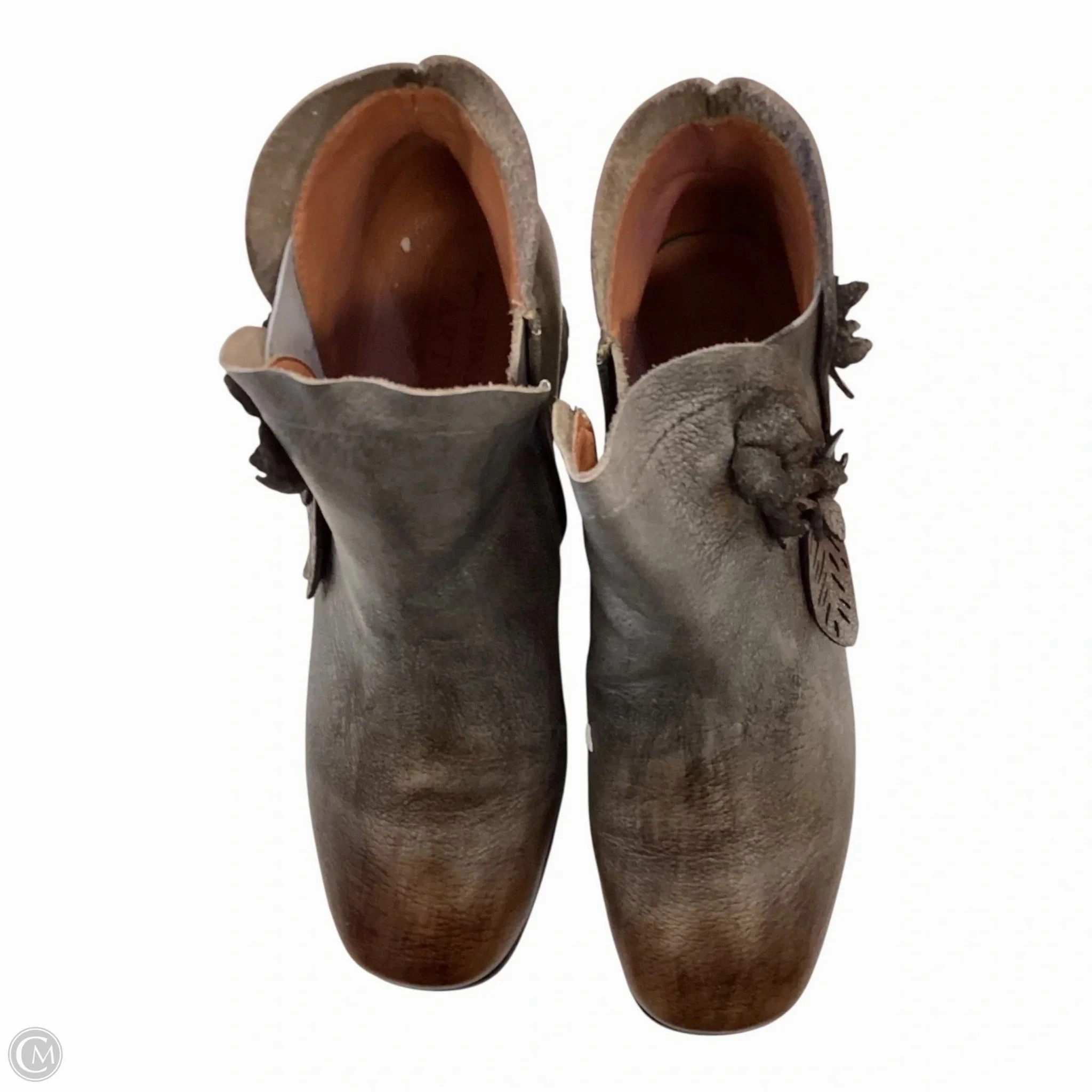 Shoes Heels Block By Spring Step In Tan, Size: 7.5 Closed Toe