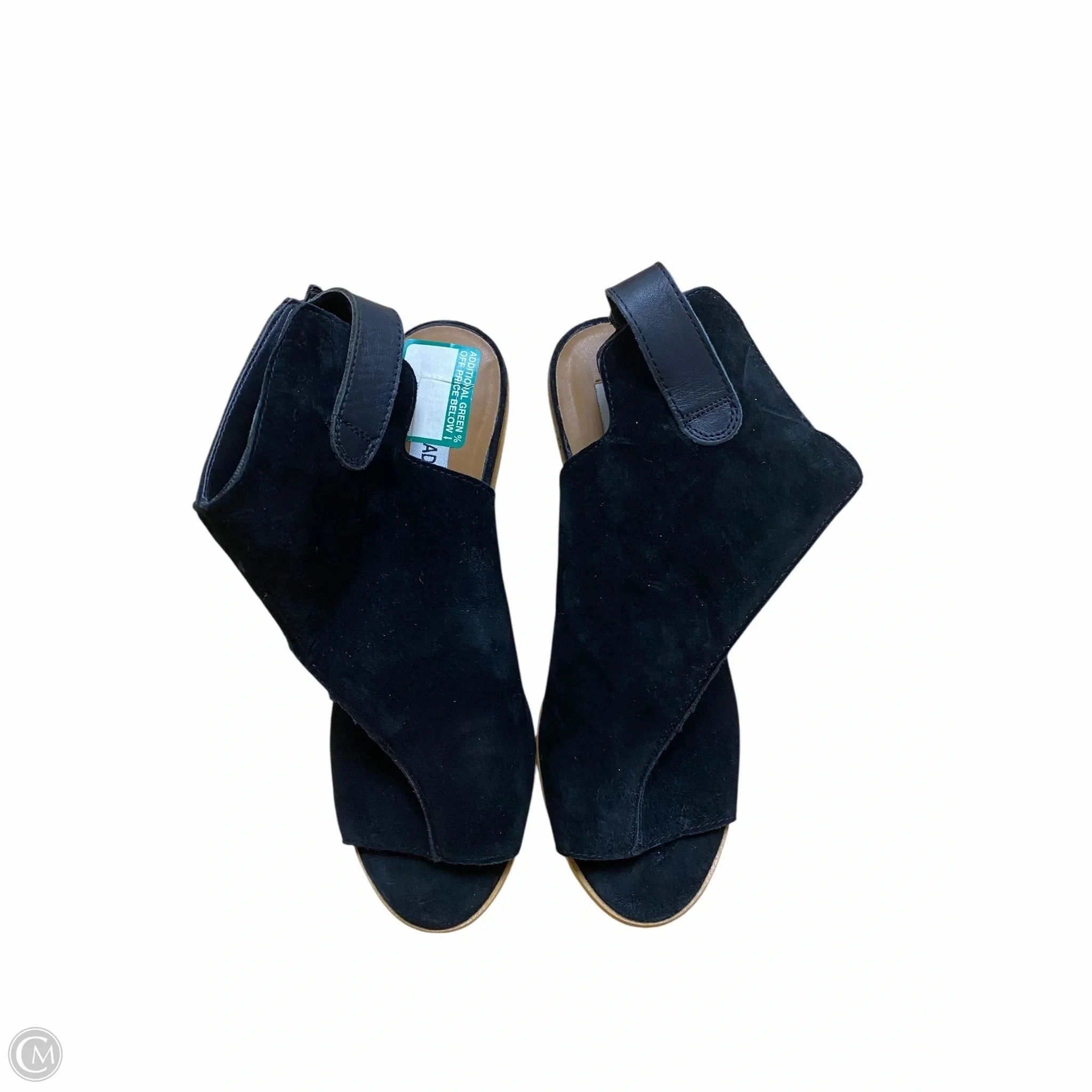 Pointed Heeled Shoes Street Attitude Shoes Heels Block By Steve Madden In Black, Size: 8.5