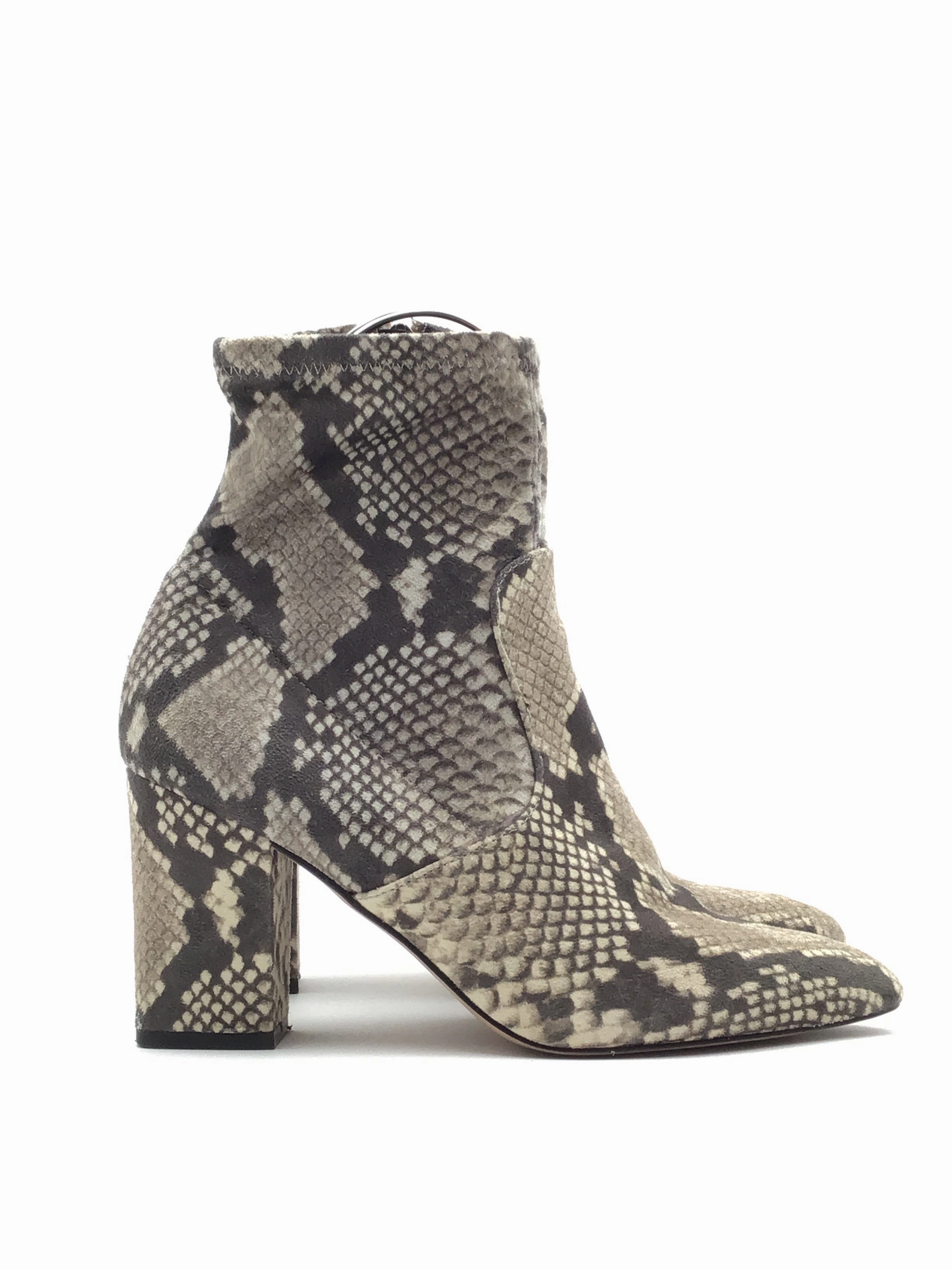 Shoes Heels Block By Steve Madden In Black Tan, Size: 6.5 Wide Strap Heels