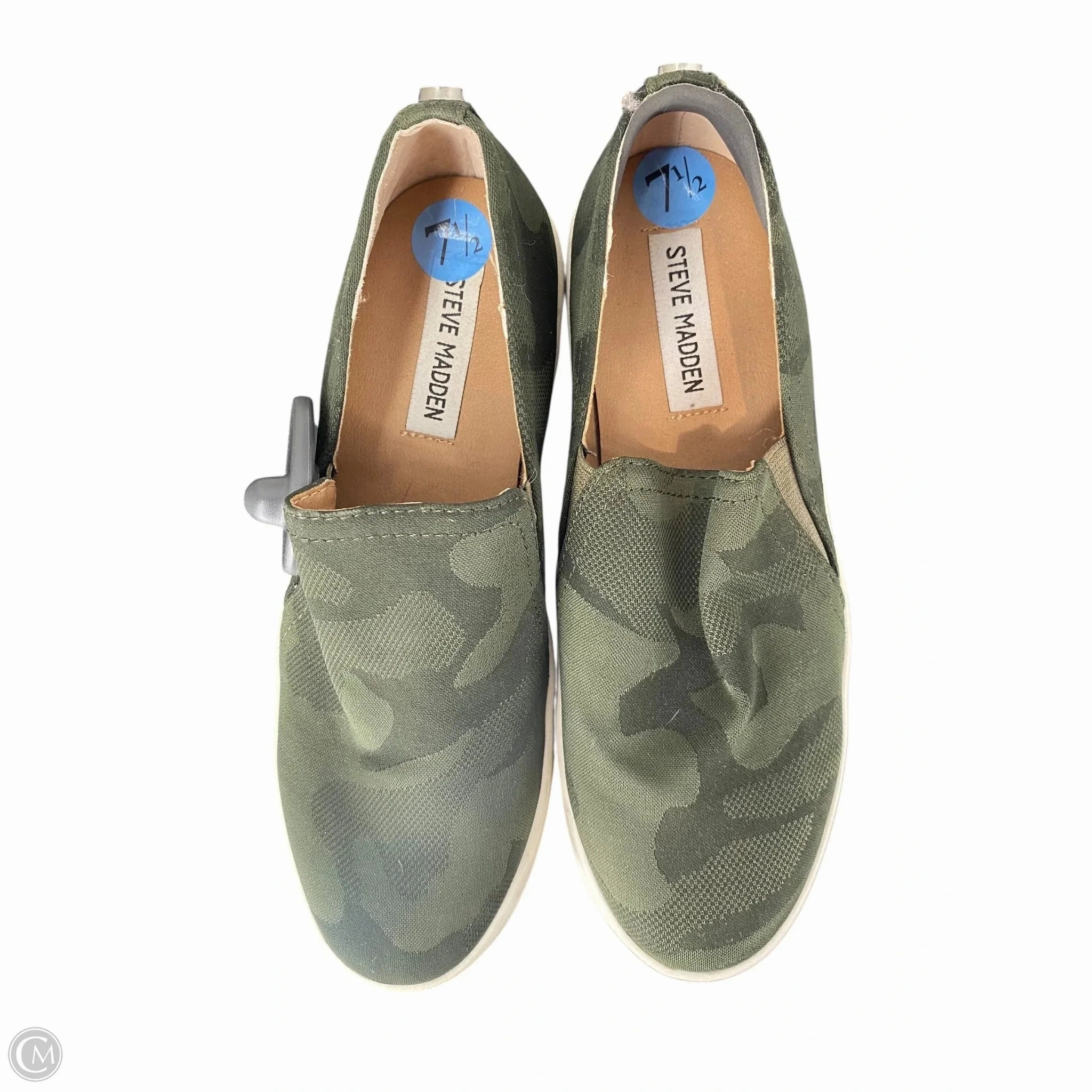 Work Footwear Clear High Heels Shoes Heels Block By Steve Madden In Camouflage Print, Size: 7.5