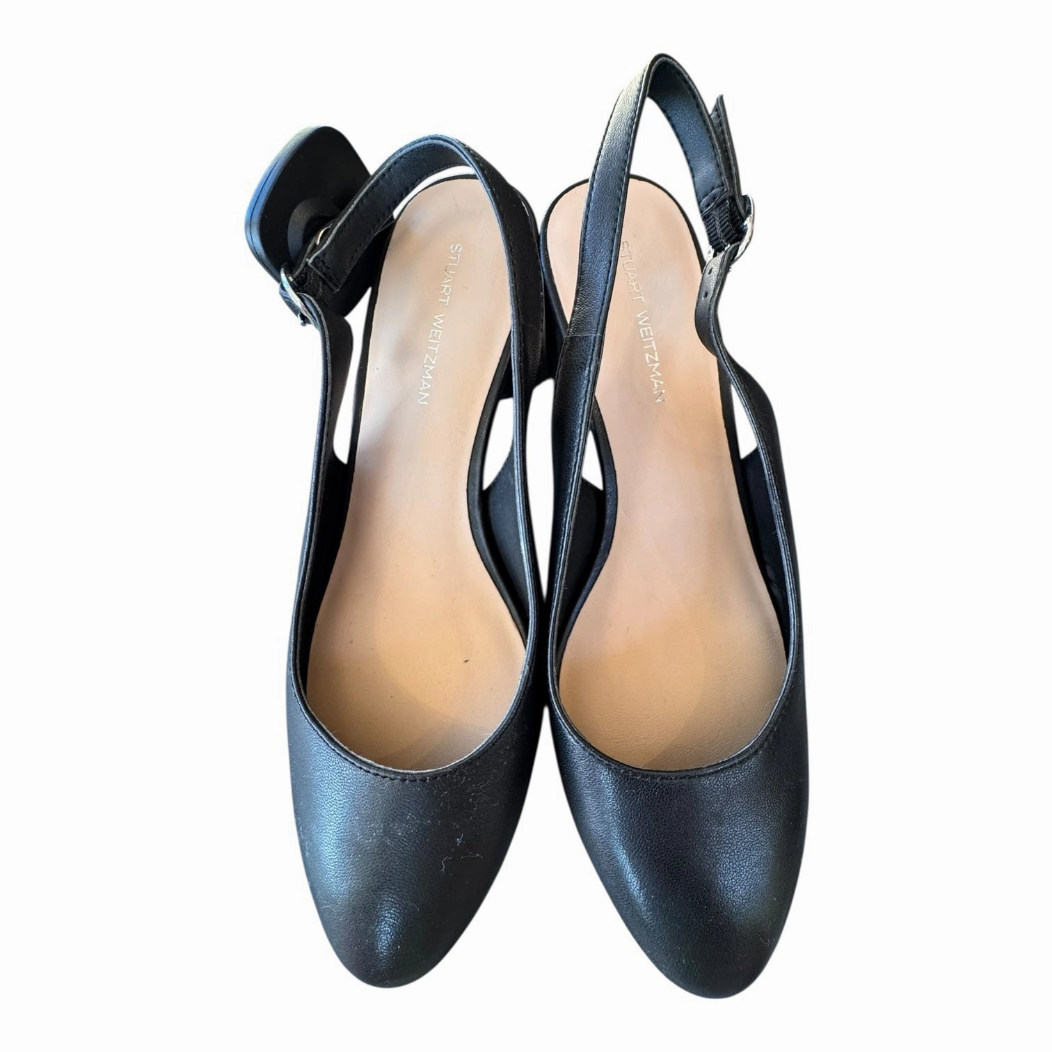 Shoes Heels Block By Stuart Weitzman In Black, Size:6.5 Modern Glamorous Shoes