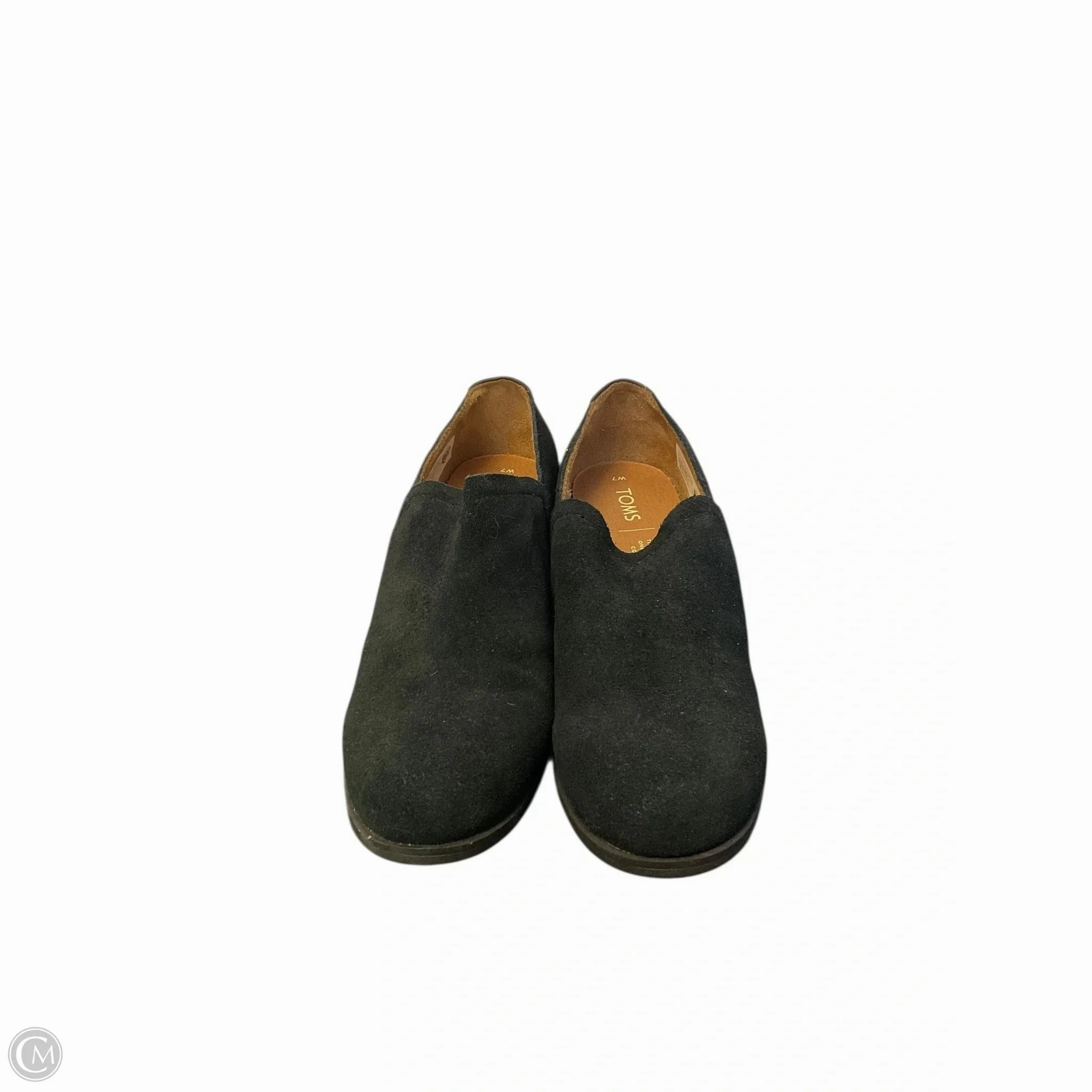 Shoes Heels Block By Toms In Black, Size: 7 Comfortable Professional Office Shoes