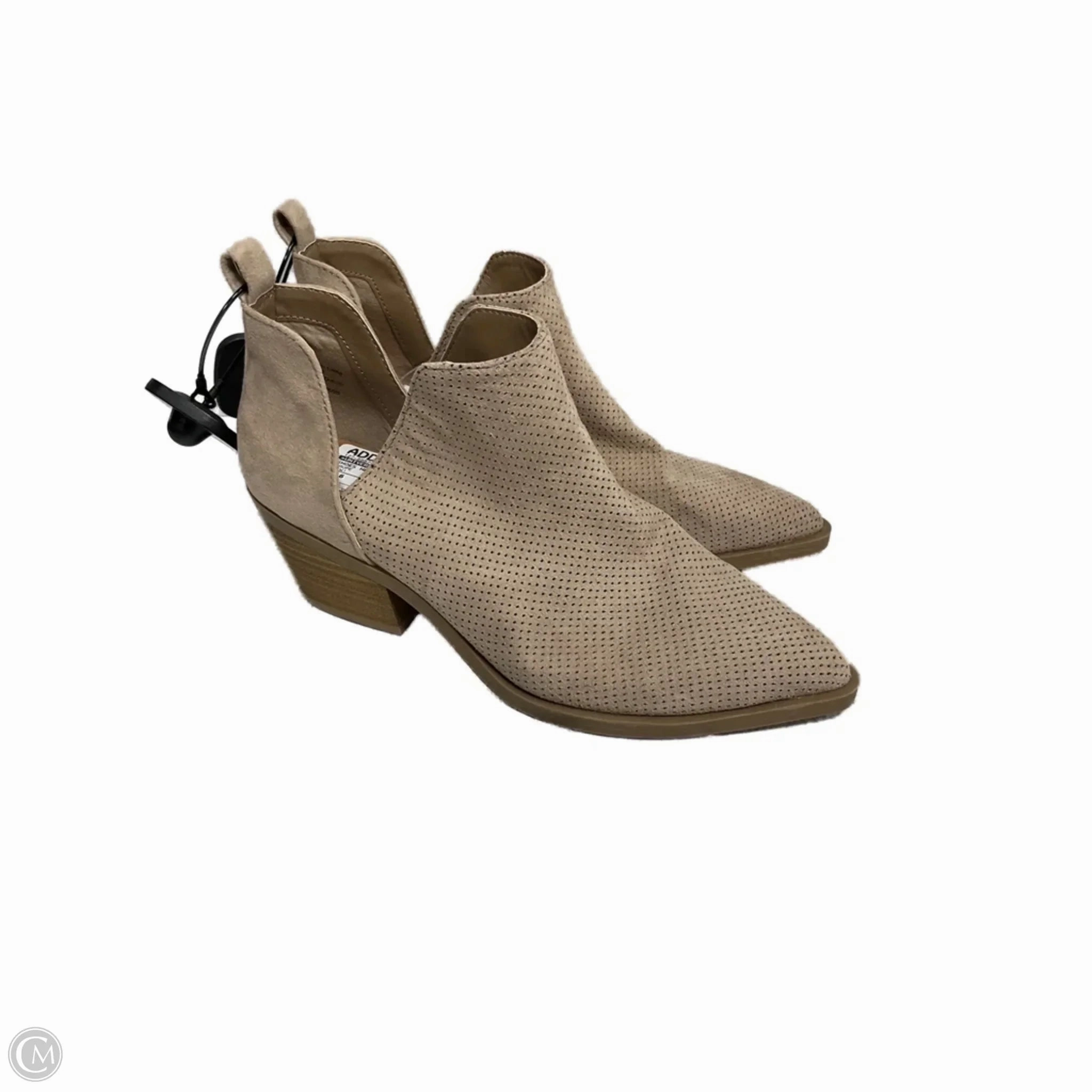 Shoes Heels Block By Universal Thread In Taupe, Size: 6 Trendy Performance
