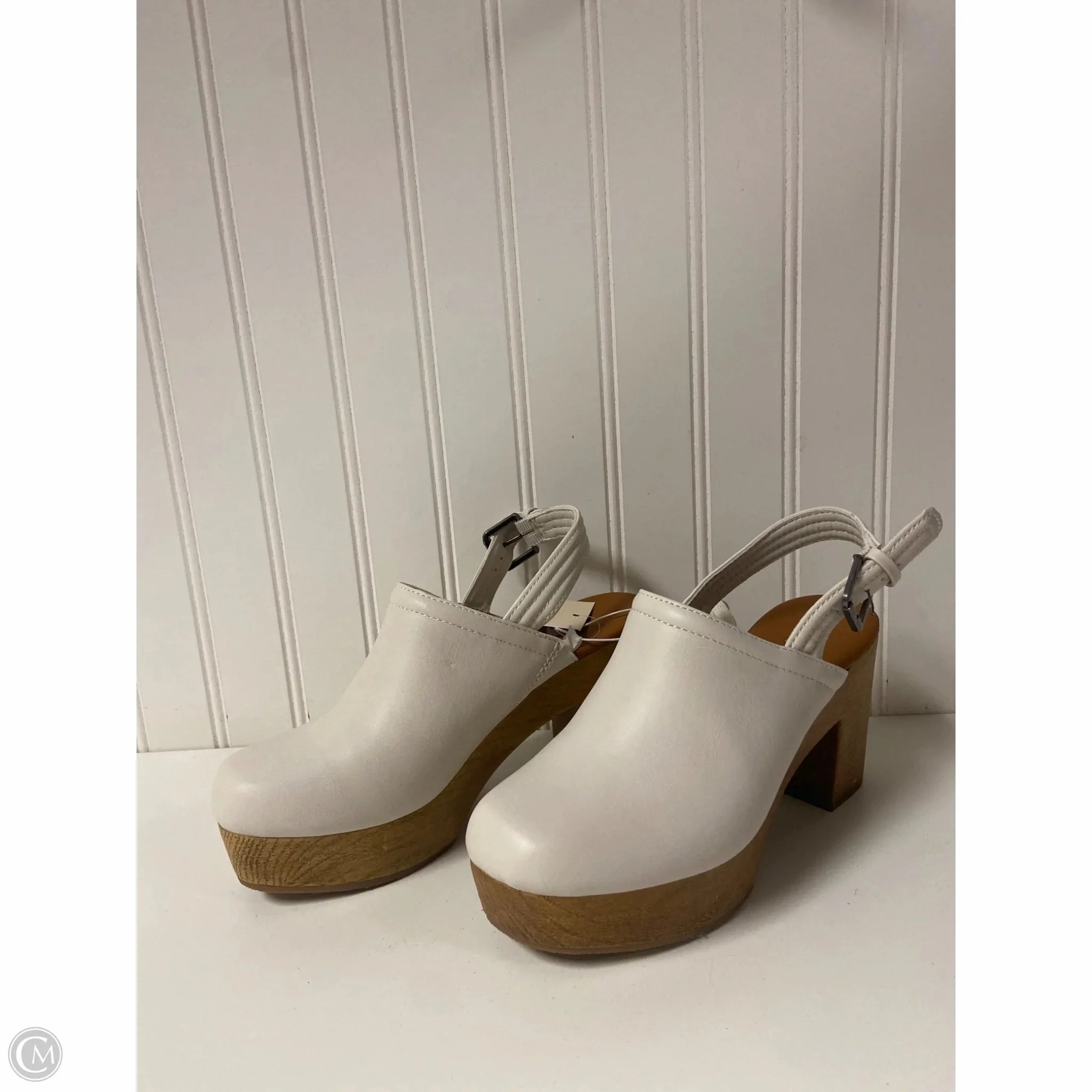 Wedding Heels Energetic Mood Shoes Heels Block By Universal Thread In White, Size: 6.5