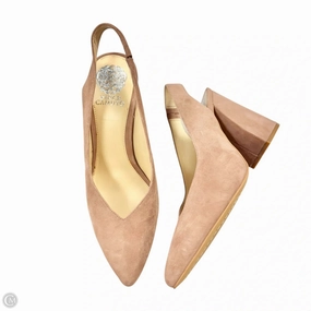 Casual Day Heels Shock Resistance Shoes Heels Block By Vince Camuto In Pink, Size: 10