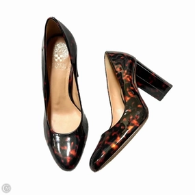 Shoes Heels Block By Vince Camuto In Tortoise Shell Print, Size: 7.5 Evening Sandals