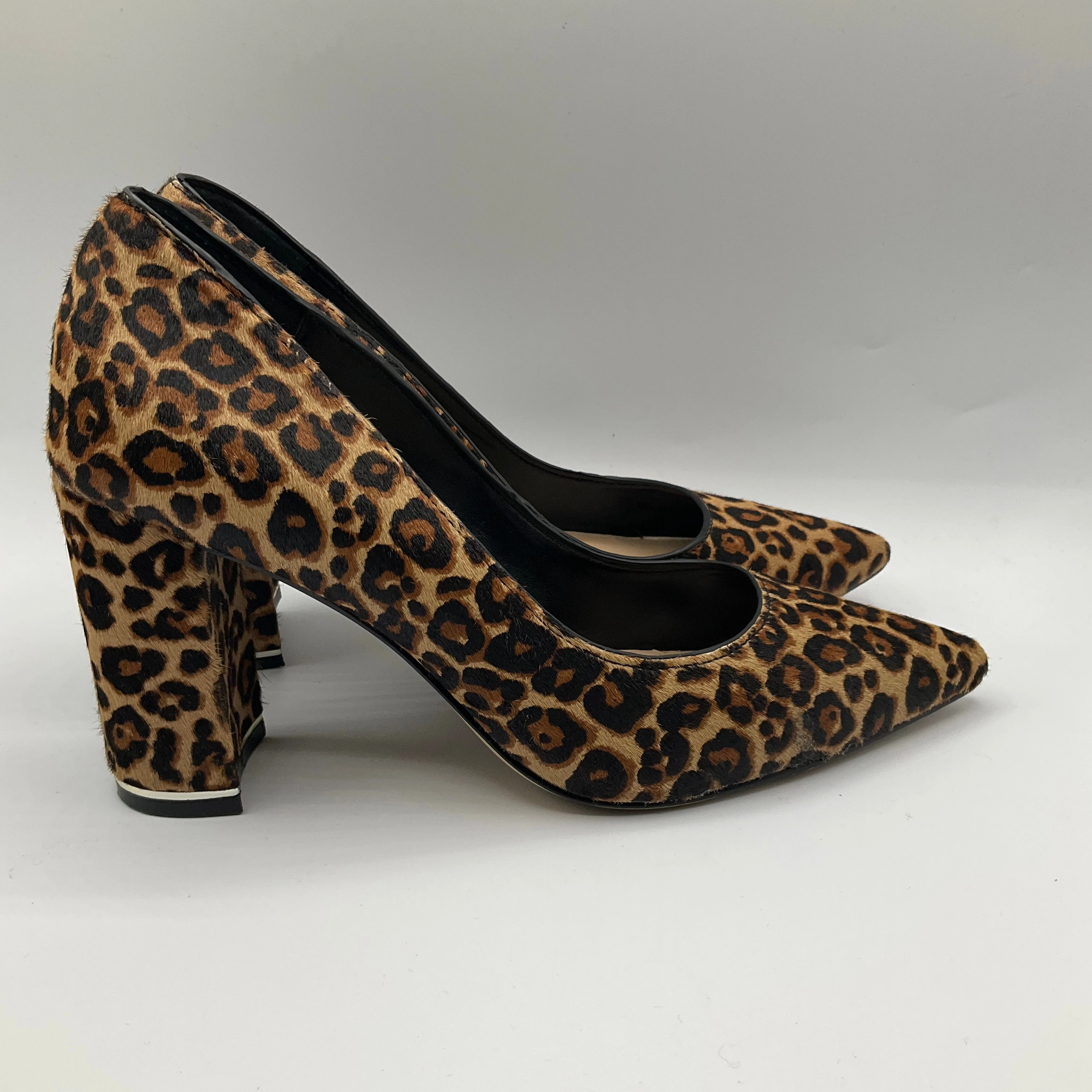 Shoes Heels Block By White House Black Market In Animal Print, Size: 7.5 Cute Party Heels