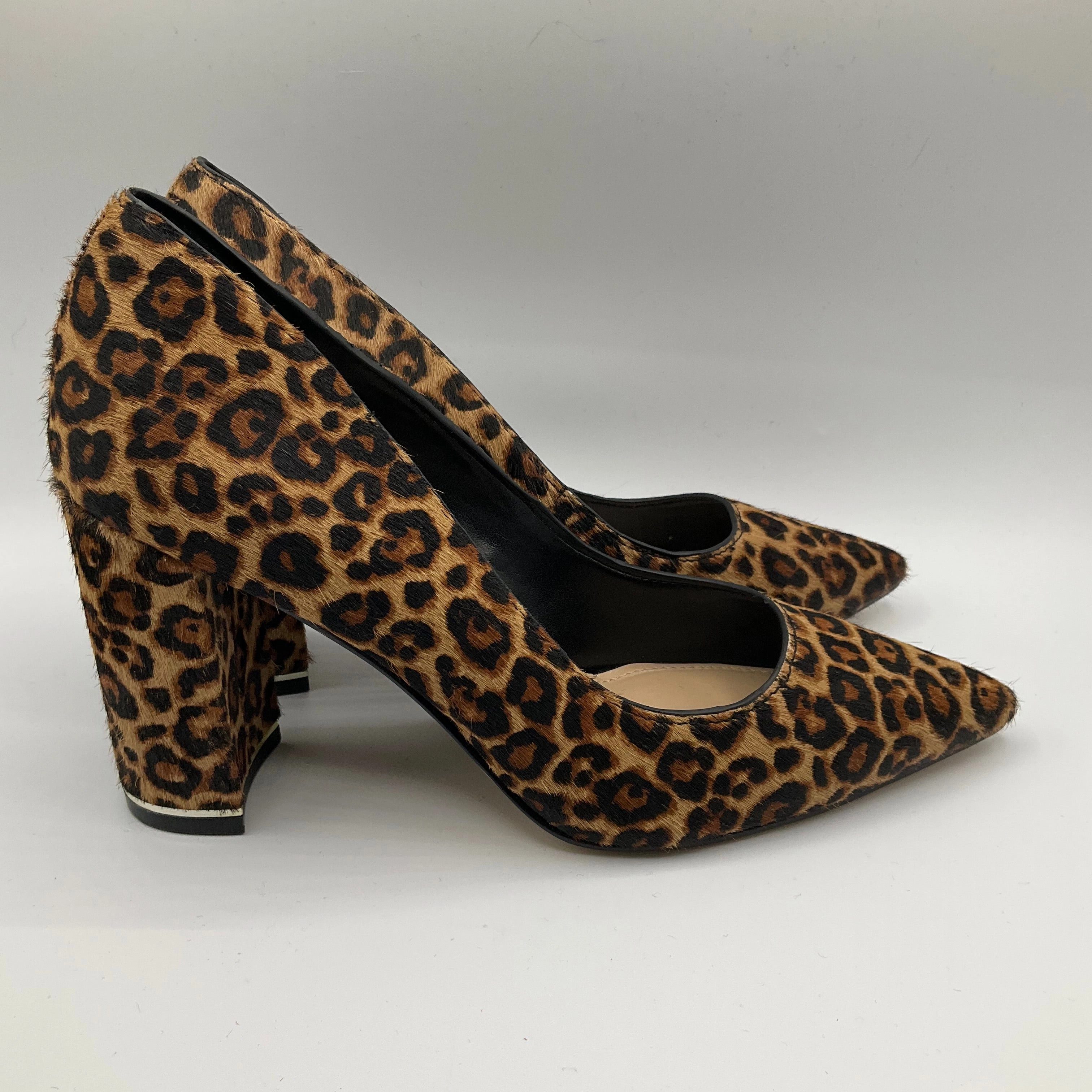 Shoes Heels Block By White House Black Market In Animal Print, Size: 7 Luxury Heeled Boots Sturdy Build