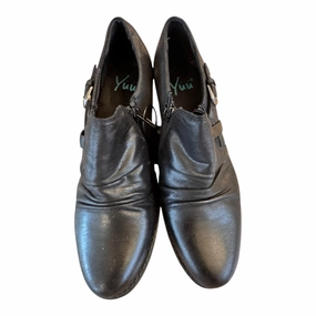 Shoes Heels Block By Yuu Collection In Black, Size:8 Peep Toe Sandals for Party Natural Material