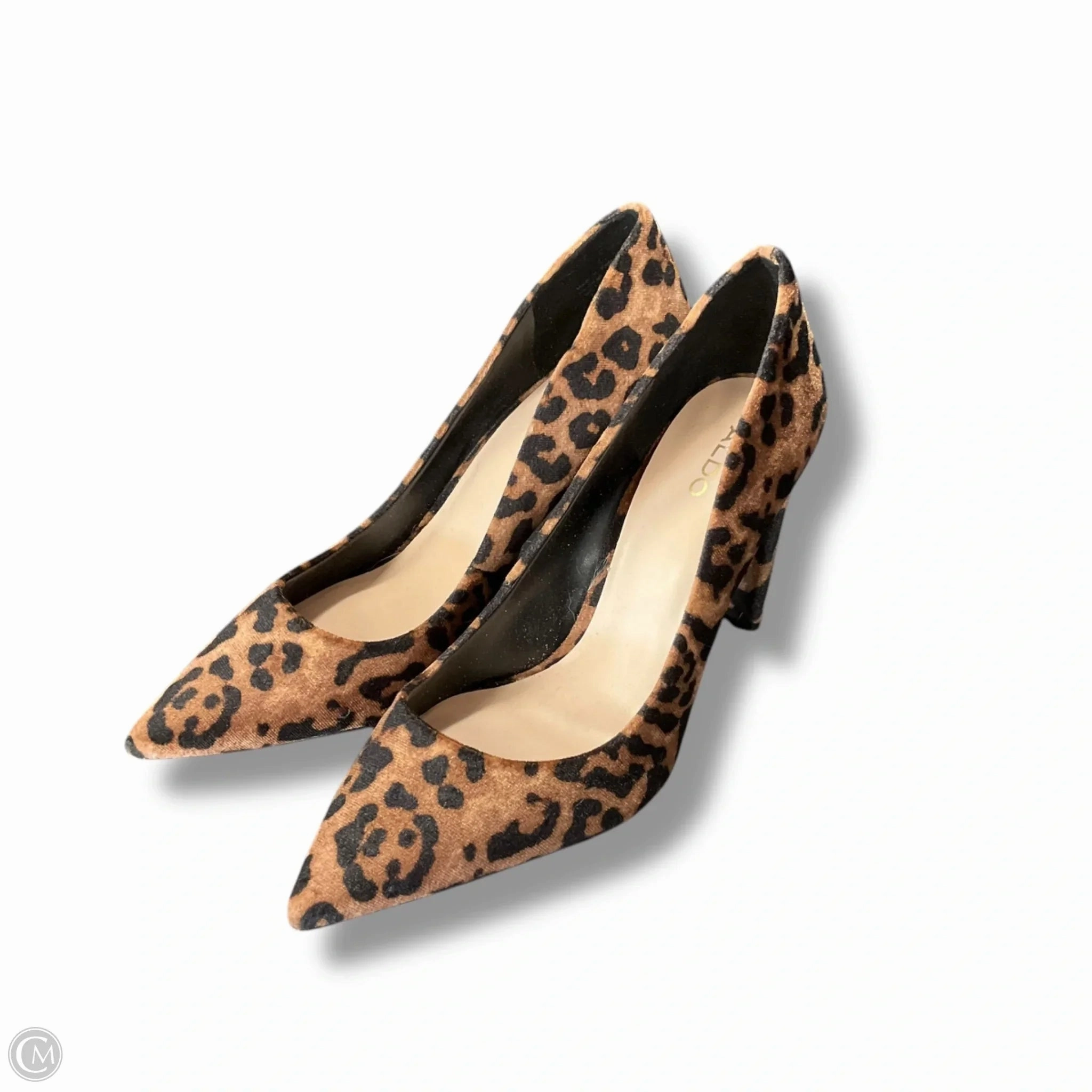 Soft Finish Shoes Heels Stiletto By Aldo In Animal Print, Size: 9