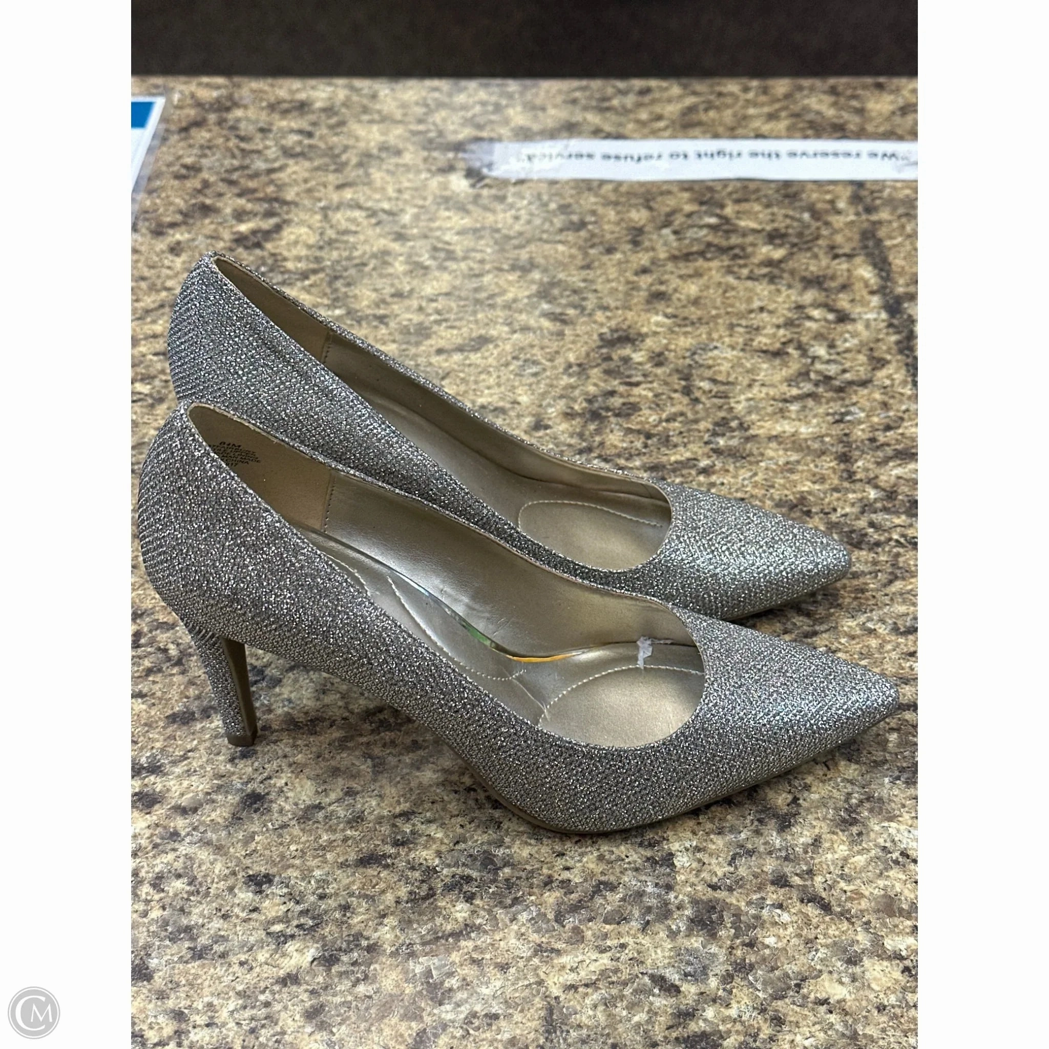 Shoes Heels Stiletto By Bandolino In Beige, Size: 8.5 Traction Outsole Reinforced toe