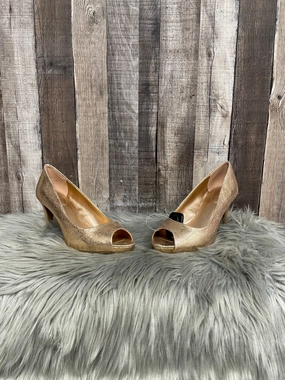 Shoes Heels Stiletto By Bandolino In Copper, Size: 9 Satin Wedding Shoes