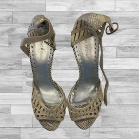 Shoes Heels Stiletto By Bcbg In Gold, Size: 10 Stylish Pumps