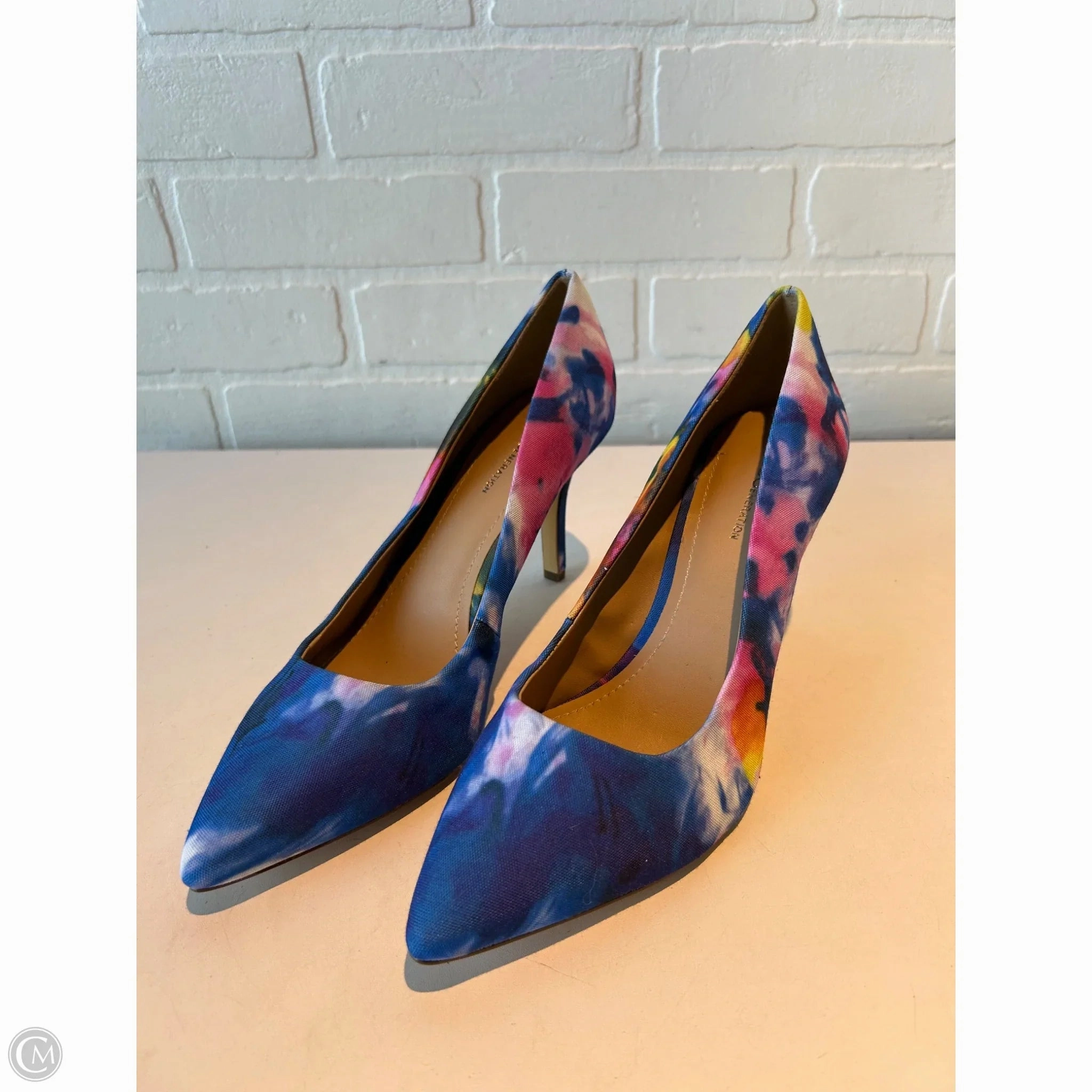 Shoes Heels Stiletto By Bcbgeneration In Blue & Pink, Size: 10 Soft Material