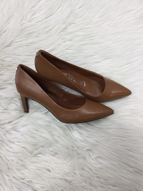 Fashion Footwear Fashion Look Shoes Heels Stiletto By Calvin Klein In Brown, Size:7.5