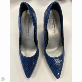 Court Shoes Heels Stiletto By Christian Siriano For Payless In Blue, Size: 6