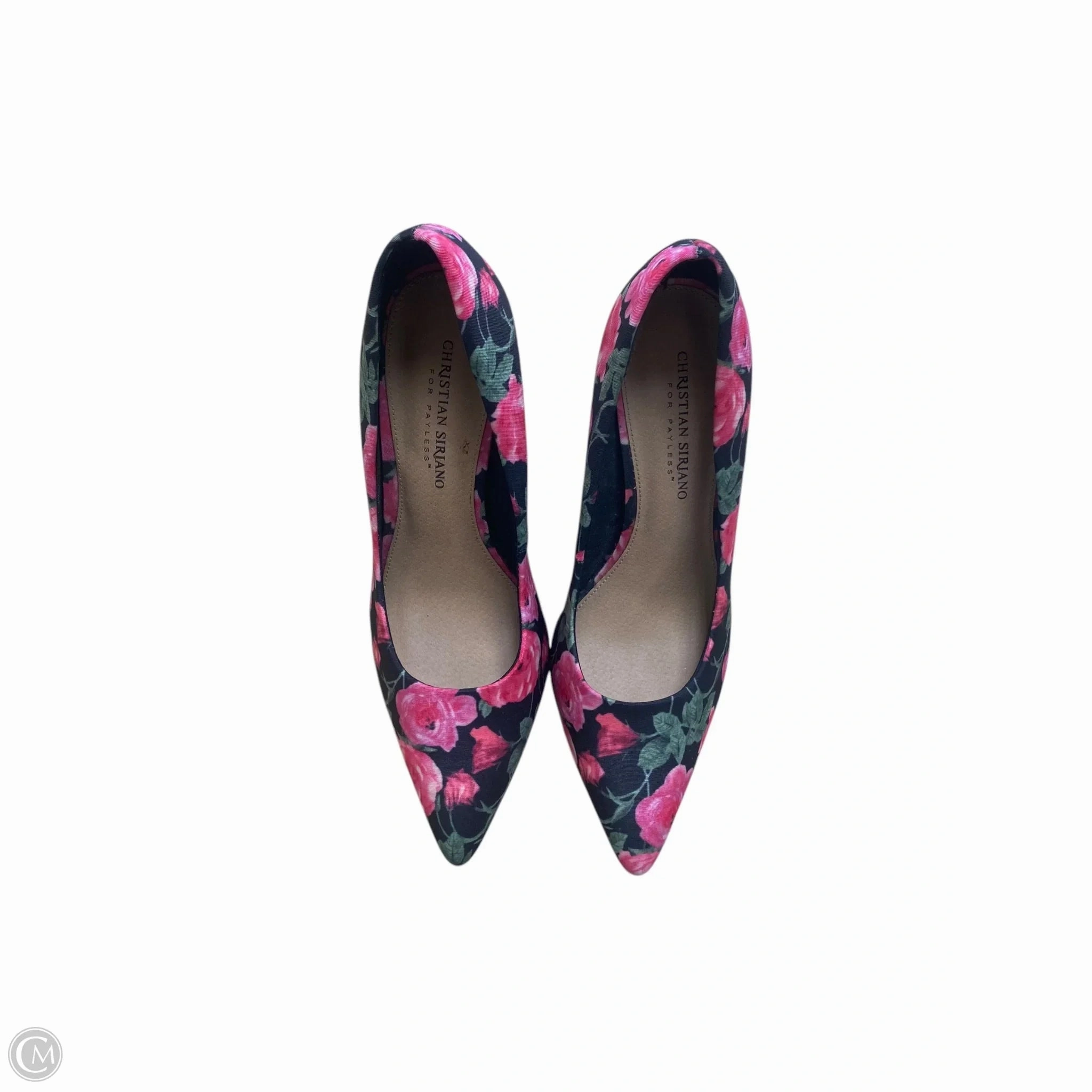 Shoes Heels Stiletto By Christian Siriano For Payless In Floral Print, Size: 9 Stylish Look soft look